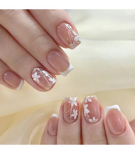 NA001 - Pure Desire Flower Glam Nails